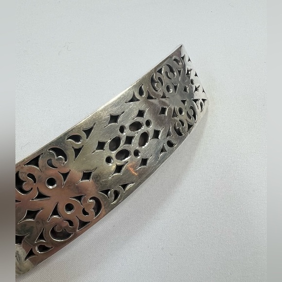 Vintage Sterling Silver French Hair Barrette - Picture 15 of 16